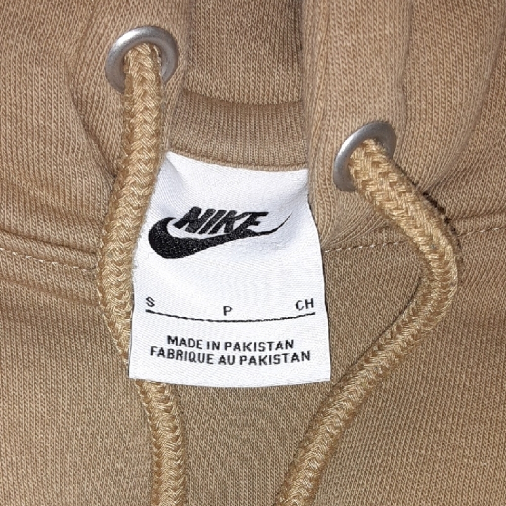 Nike Club Men's Fleece Beige Pullover Hoodie. - Picture 14 of 16